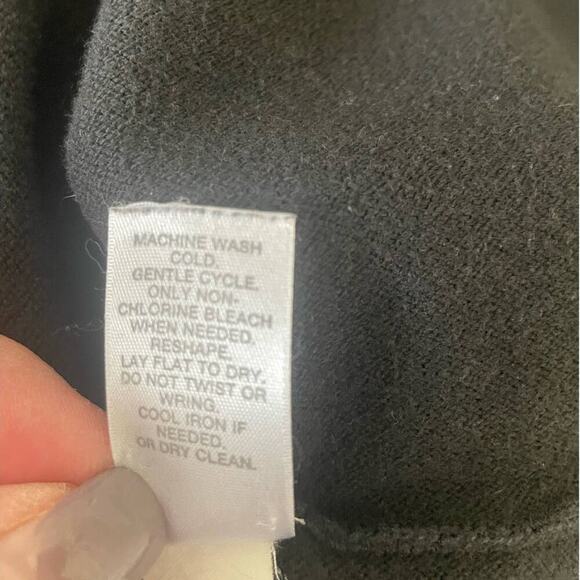 J Jill Women Top S Black Basic Long Sleeve Tunic Long Line Capsule Workwear - Picture 8 of 10